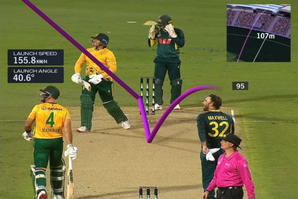 Lhuan-Dre Pretorius Capitalises Dropped Catch With Monumental 107m Six on the Roof off Glenn Maxwell [WATCH]