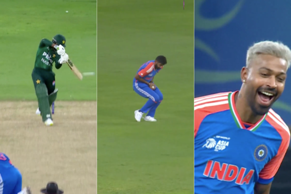 Hardik Pandya Makes Cracking Start to IND vs PAK Asia Cup 2025 Match With First Ball Wicket, Saim Ayub Departs for Golden Duck [WATCH]