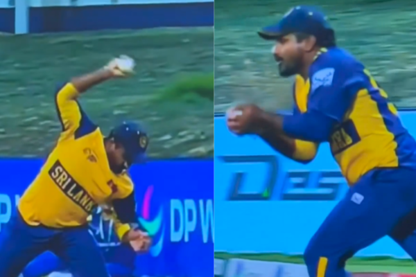 Incredible Balancing Act Near Boundary Rope By Kusal Perera To Take a Stunner In SL vs AFG Asia Cup 2025 Match [WATCH]