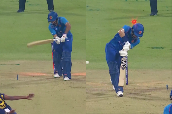 Nuwan Thushara Breathes Fire! Shatters Timber of Karim Janat and Sediqullah Atal in SL vs AFG Asia Cup 2025 [WATCH]