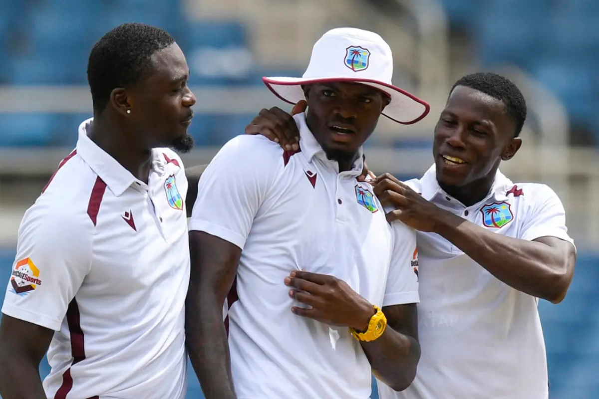 Shamar Joseph injury Johann Layne West Indies Tests IND vs WI