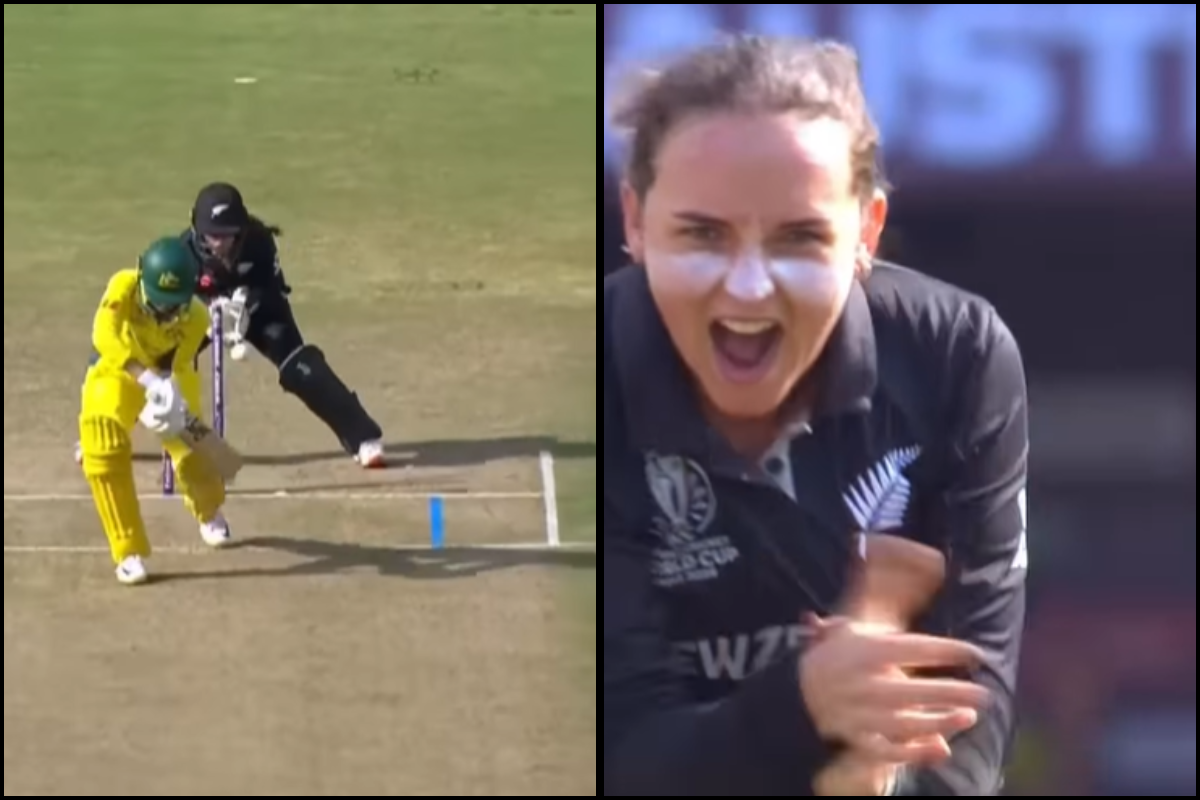 Amelia Kerr Castles Phoebe Litchfield With A Stunning Googly In AUSW vs NZW Women's World Cup 2025 Clash