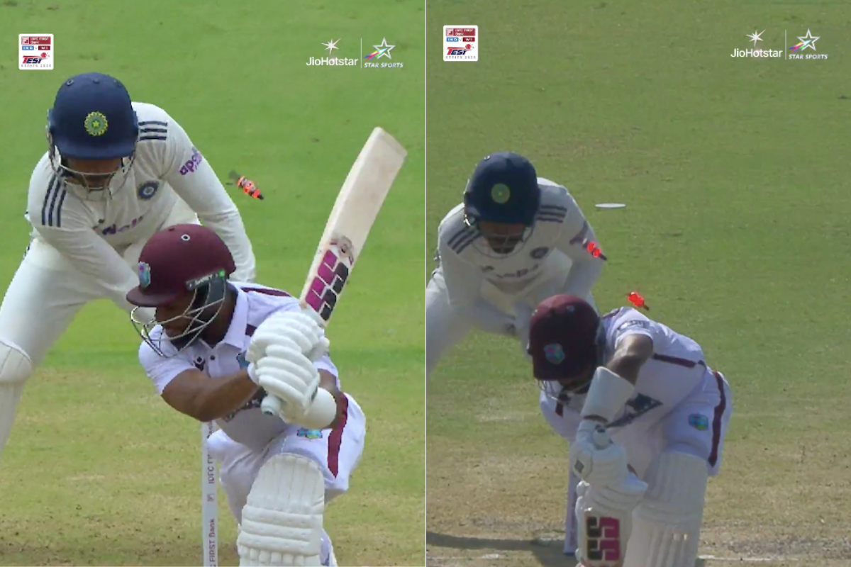 Deja Vu! Kuldeep Yadav Cleans Up Shai Hope in Similar Fashion Twice in Two IND vs WI Tests [WATCH]