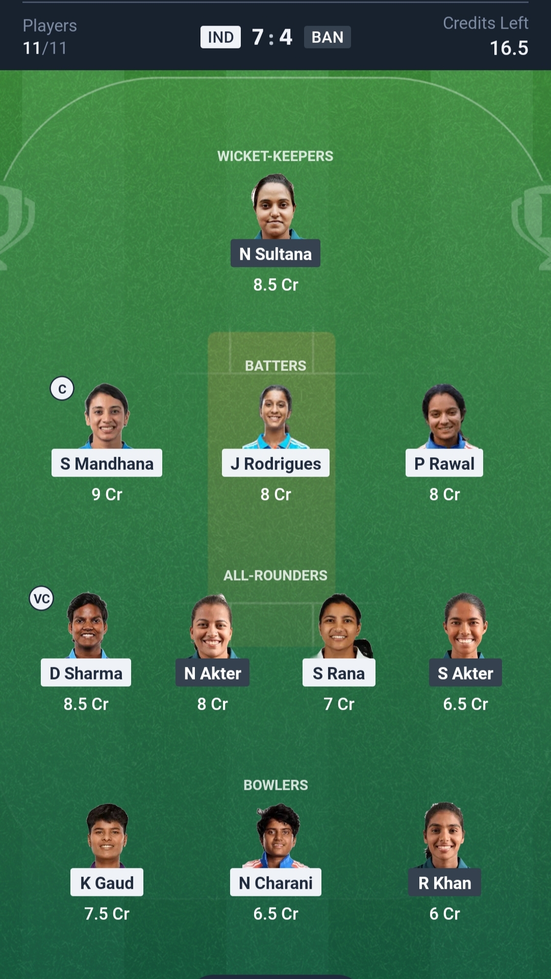 IND vs BAN Dream11 Prediction Today Match 28 Playing XI