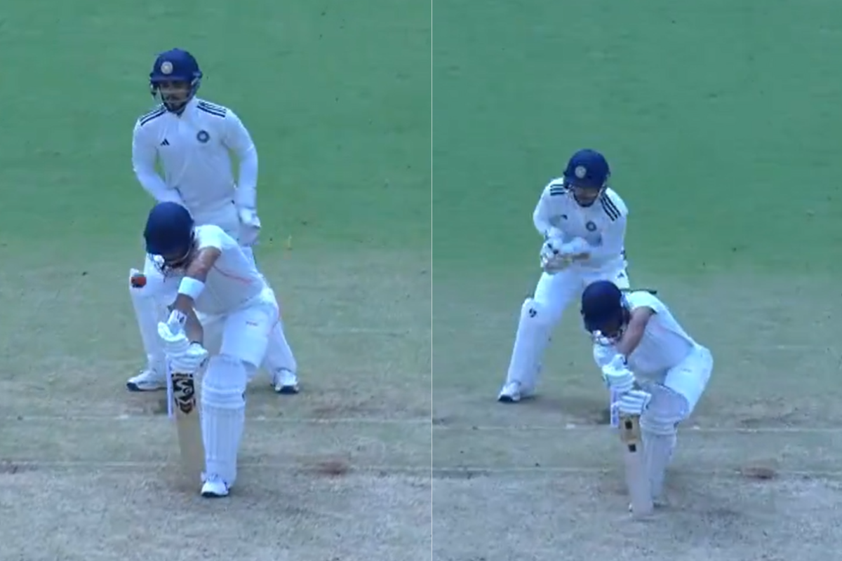 After Fifer Against AUS A, Manav Suthar Weaves Magic With Double-wicket First Over In Irani Cup 2025 [WATCH]