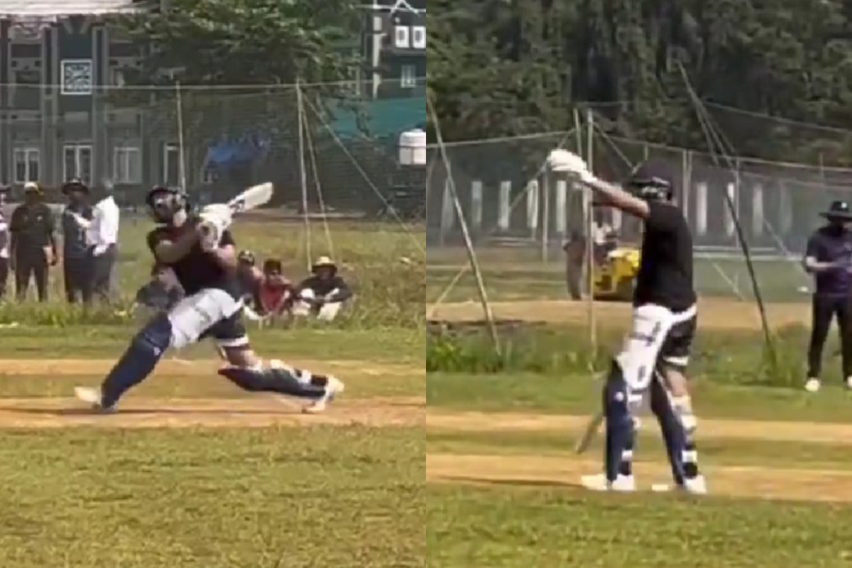 Rohit Sharma Allegedly Breaks Lamborghini With a Sweep Shot While Training at Shivaji Maidan Park Before Australia Tour [WATCH].