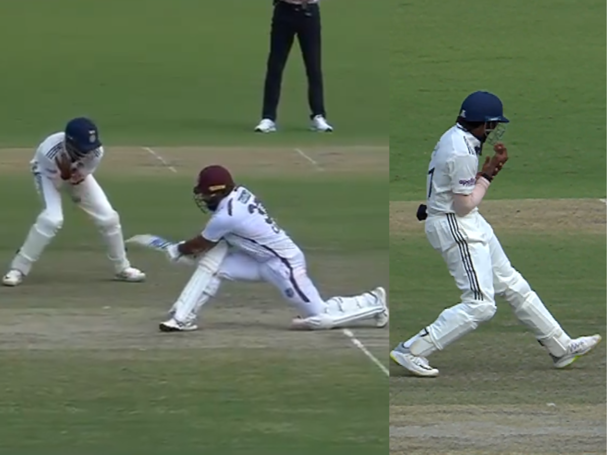 Sai Sudharsan Shows Sharp Reflexes to Grab Freak Catch At Short Leg, Walks Off Soon for Treatment in IND vs WI 2nd Test [WATCH]
