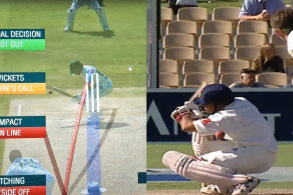 Salman Agha Nearly Mirrors Sachin Tendulkar's Famous Adelaide LBW While Ducking a Bouncer in PAK vs SA 1st Test.