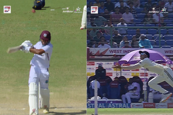 Shubman Gill Produces Captaincy Magic With Field Setting, Takes a Stunner To Outsmart West Indies Opener in IND vs WI 2nd Test [WATCH]
