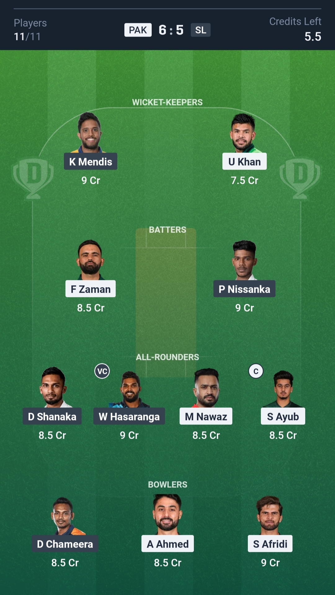 PAK vs SL Dream11 Prediction Today T20I Tri-series, 3rd Match Playing XI