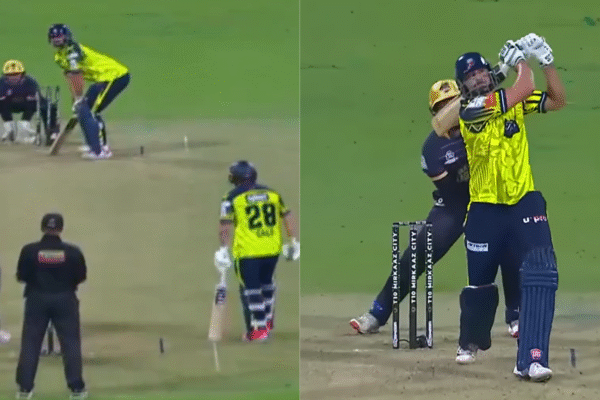 Tim David Denies a Single to His RCB Partner, Hits Six Next Ball in Abu Dhabi T10 League
