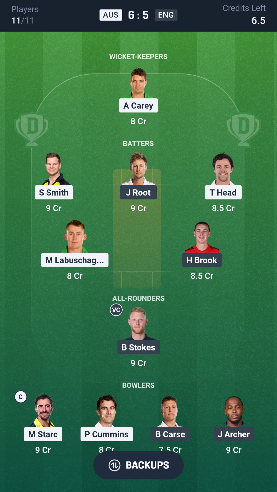 AUS vs ENG Dream11 Prediction Today 3rd Test Playing XI