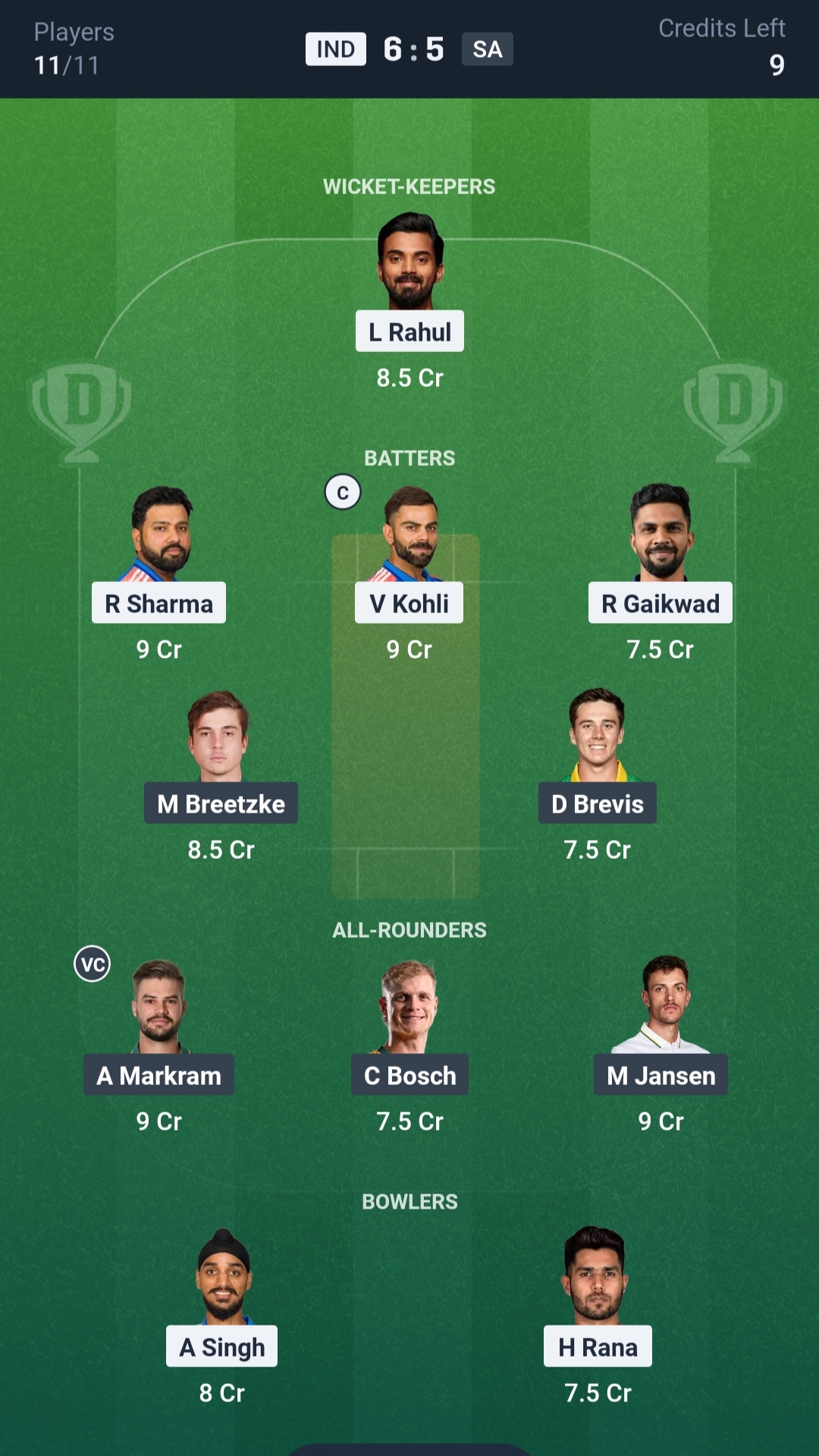 IND vs SA Dream11 Prediction Today 3rd ODI Playing XI