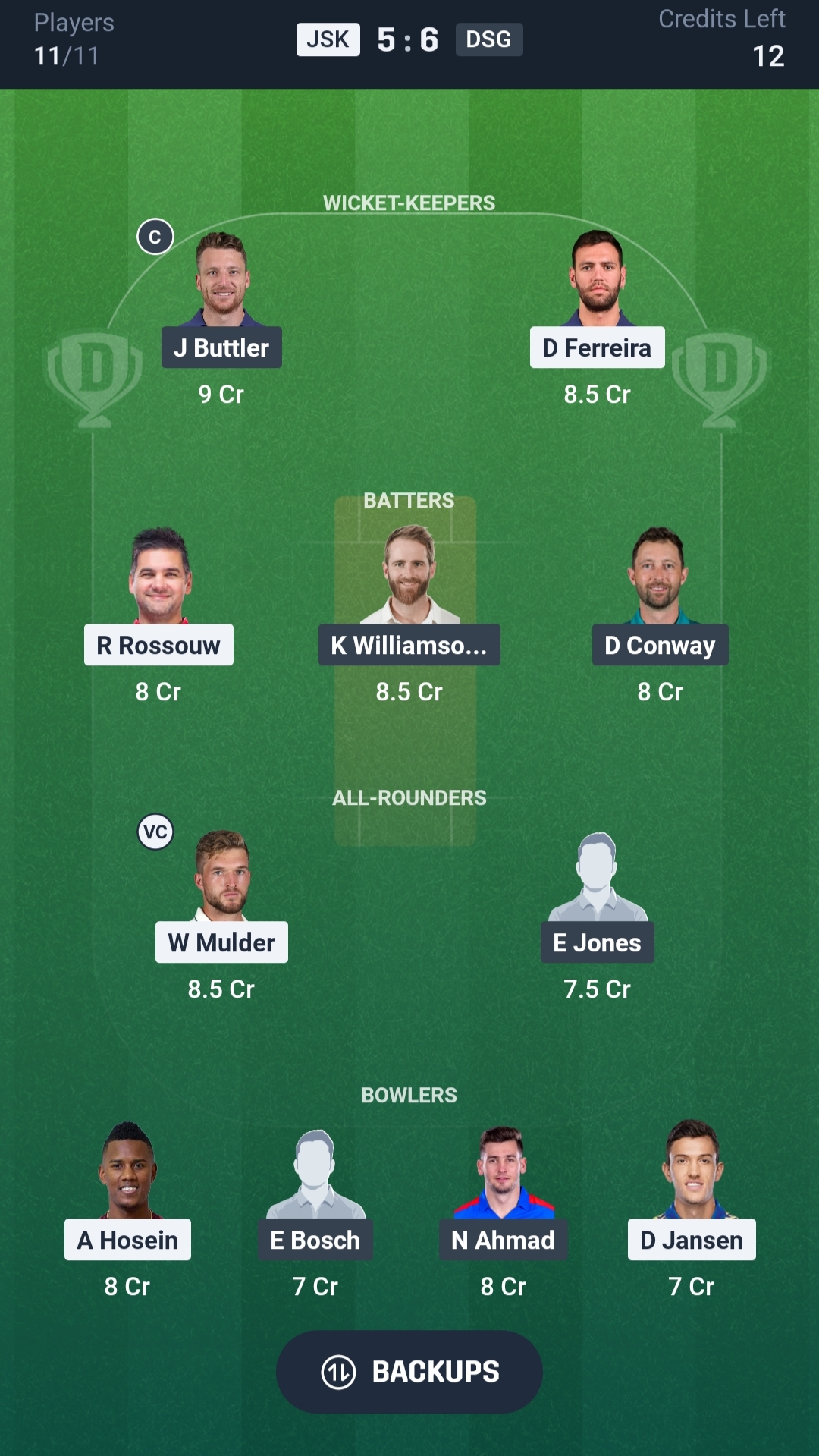 JSK vs DSG Dream11 Prediction Today SA20 2026 Match 9 Playing XI