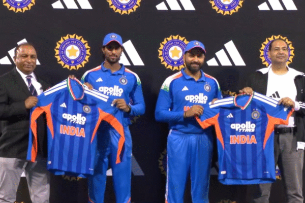 Rohit Sharma, Tilak Varma Unveil India Jersey for T20 World Cup 2026 Title Defence