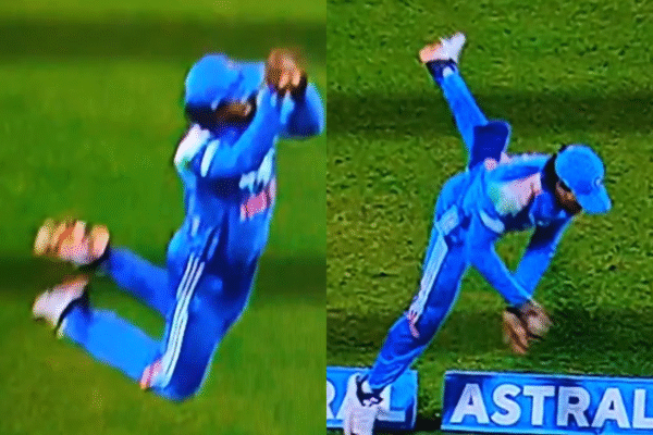 Tilak Varma Showcases Jaw-dropping Acrobatics, Leaps in the Air to Save a Six in IND vs SA 2nd ODI [WATCH]
