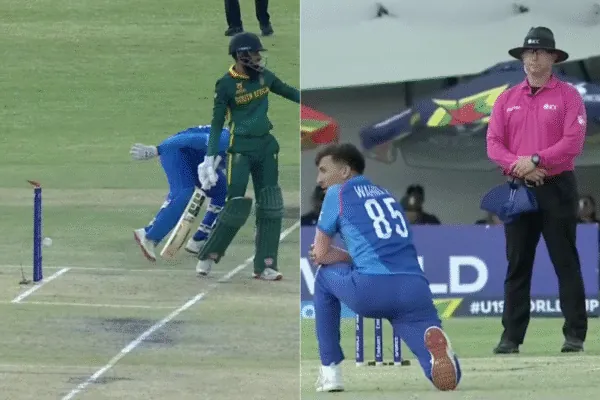 Afghanistan Wicketkeeper Pulls off MS Dhoni-Esque Runout With Backhanded Throw in U19 World Cup 2026 [WATCH]