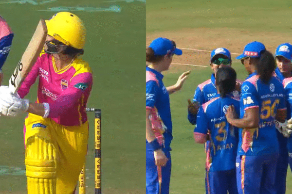 Amanjot Kaur Goes For 20 in an Over But Has the Last Laugh Against Phoebe Litchfield in UPW vs MI in WPL 2026 [WATCH]