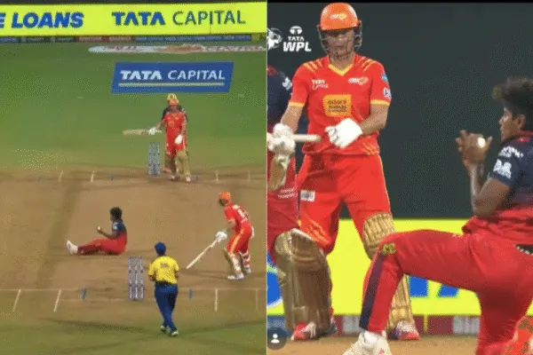 Arundhati Reddy Shows Incredible Reflexes To Take Return Catch; Removes Sophie Devine Cheaply in RCB vs GG WPL 2026 [WATCH]