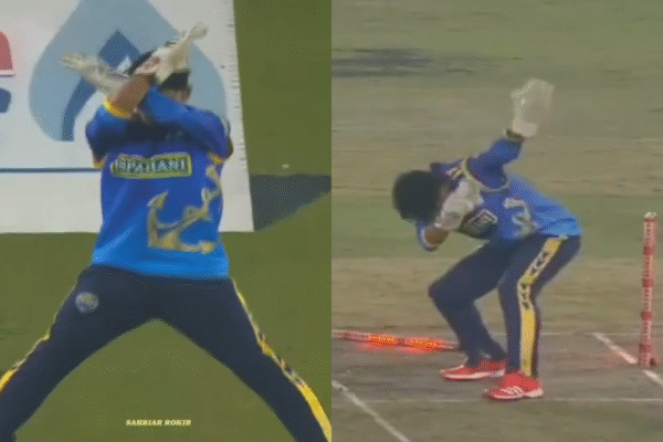 Bangladesh Wicketkeeper Zahiduzzaman Entertains With Freak Celebration in BPL 2026 [WATCH]