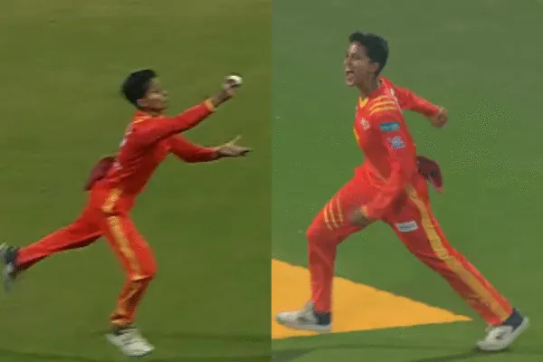 Debutant Shivani Singh Pulls Off a One-handed Stunner in RCB vs GG To Dismiss Dayalan Hemalatha in WPL 2026 [WATCH]