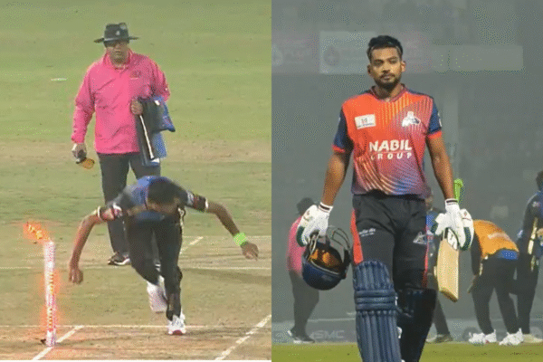 Freak Runout Forces Najmul Hossain Shanto To Walk Back in BPL 2026