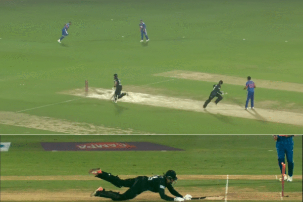 Hardik Pandya Pulls Off an Incredible Direct Hit to Runout Mitchell Santner in IND vs NZ 5th T20I [WATCH]