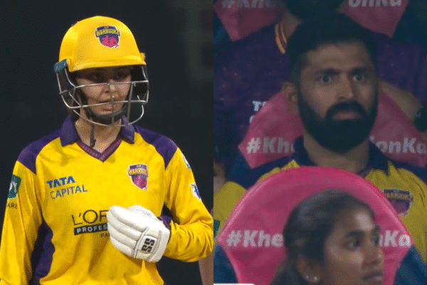 Harleen Deol Retired Out Just Three Runs Shy Of Fifty in UPW vs DC in WPL 2026