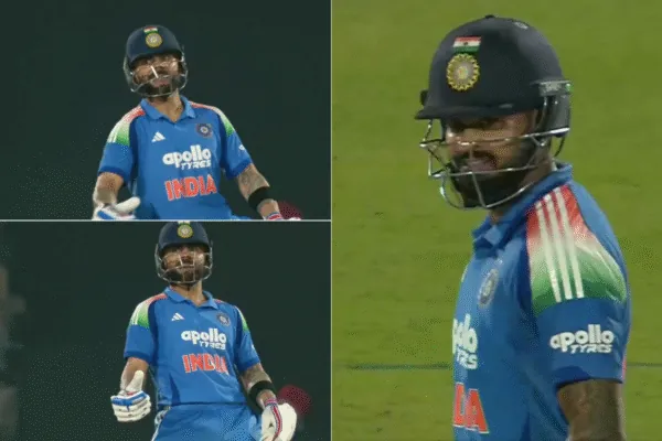 Hilarious Reaction From Virat Kohli After Shreyas Iyer Steals a Quick Single in IND vs NZ 1st ODI [WATCH]