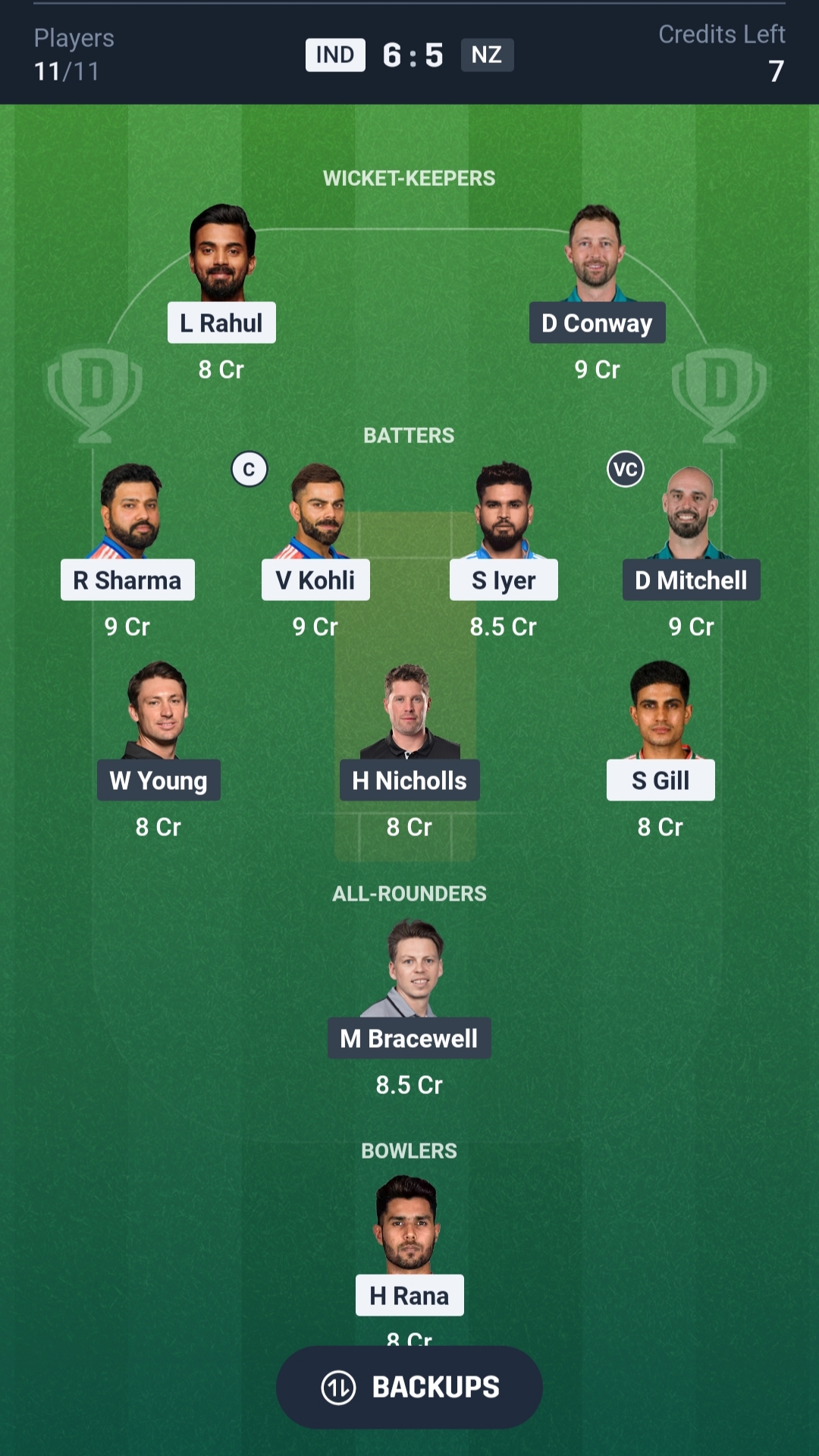 IND vs NZ Dream11 Prediction Today 3rd ODI Playing XI