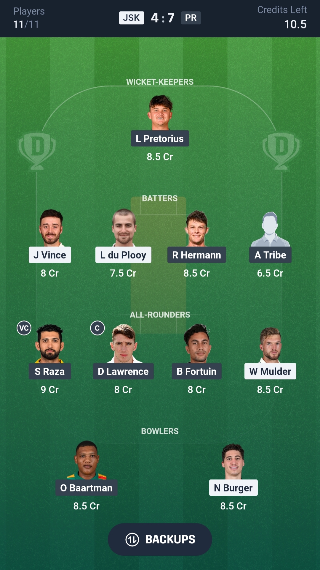 JSK vs PR Dream11 Prediction SA20 2026