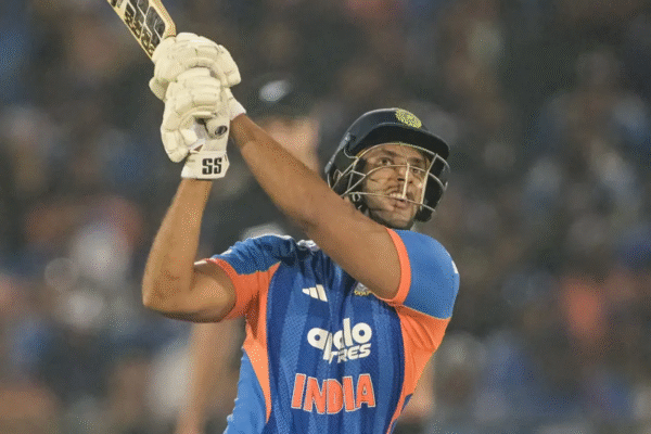 Shivam Dube Smashes Ish Sodhi For 29 Runs in An Over in IND vs NZ 4th T20I [WATCH]