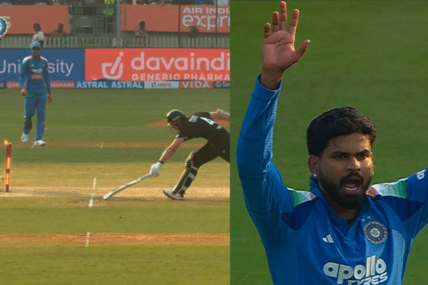 Shreyas Iyer Showcases Terrific Athleticism To Dash From Boundary and Runout Michael Bracewell in IND vs NZ 1st ODI [WATCH]