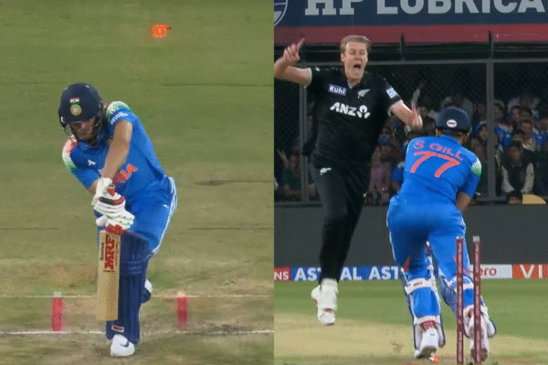 Shubman Gill Bowled Through the Gates By An Unplayable Kyle Jamieson Delivery in IND vs NZ 3rd ODI [WATCH]