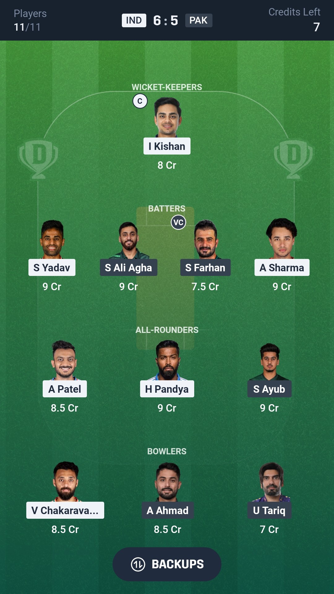 IND vs PAK Dream11 Prediction Today T20 World Cup 2026 Match 27 Playing XI