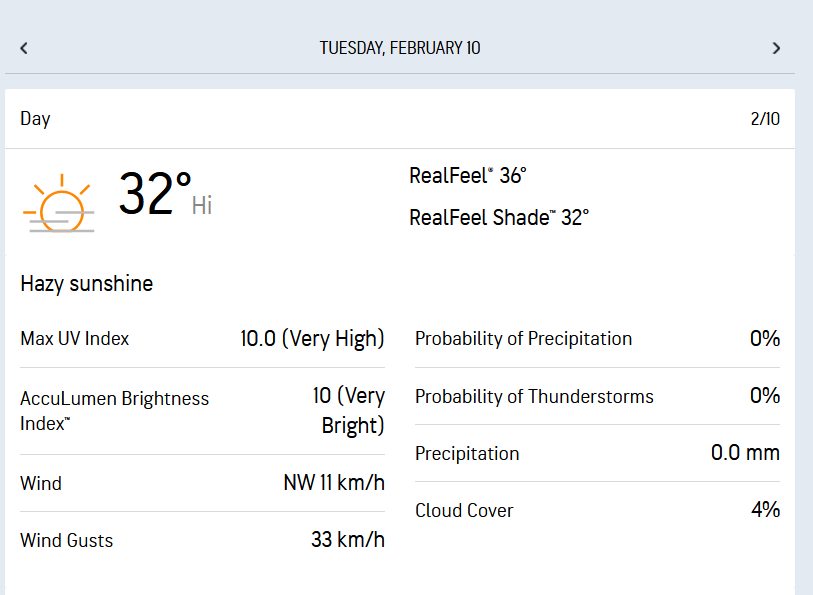 Pakistan vs USA Weather Report
Image Credit: AccuWeather