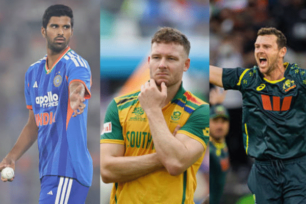 T20 World Cup 2026 Washington Sundar David Miller Josh Hazlewood India South Africa Australia Pat Cummins Tilak Varma Adam Zampa Ishan Malinga Adam Milne Michael Bracewell