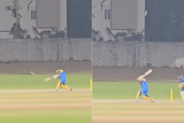 CSK IPL 2026 Recruit Kartik Sharma Gives Glimpse of His Massive Six-Hitting Abilities in Pre-Season Camp [WATCH]