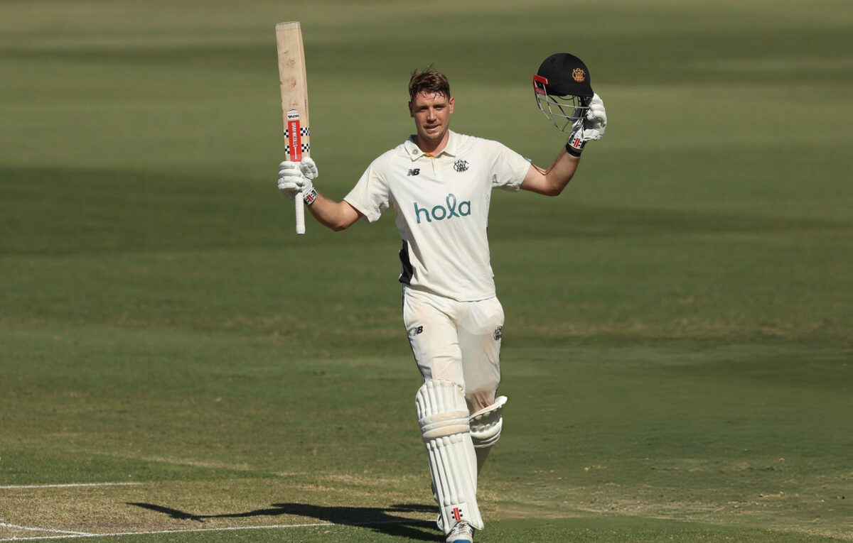 Cameron Green hit a century in Sheffield Shield.