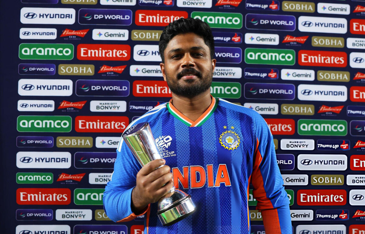 India batter Sanju Samson won the Player of the Tournament award at T20 World Cup 2026.