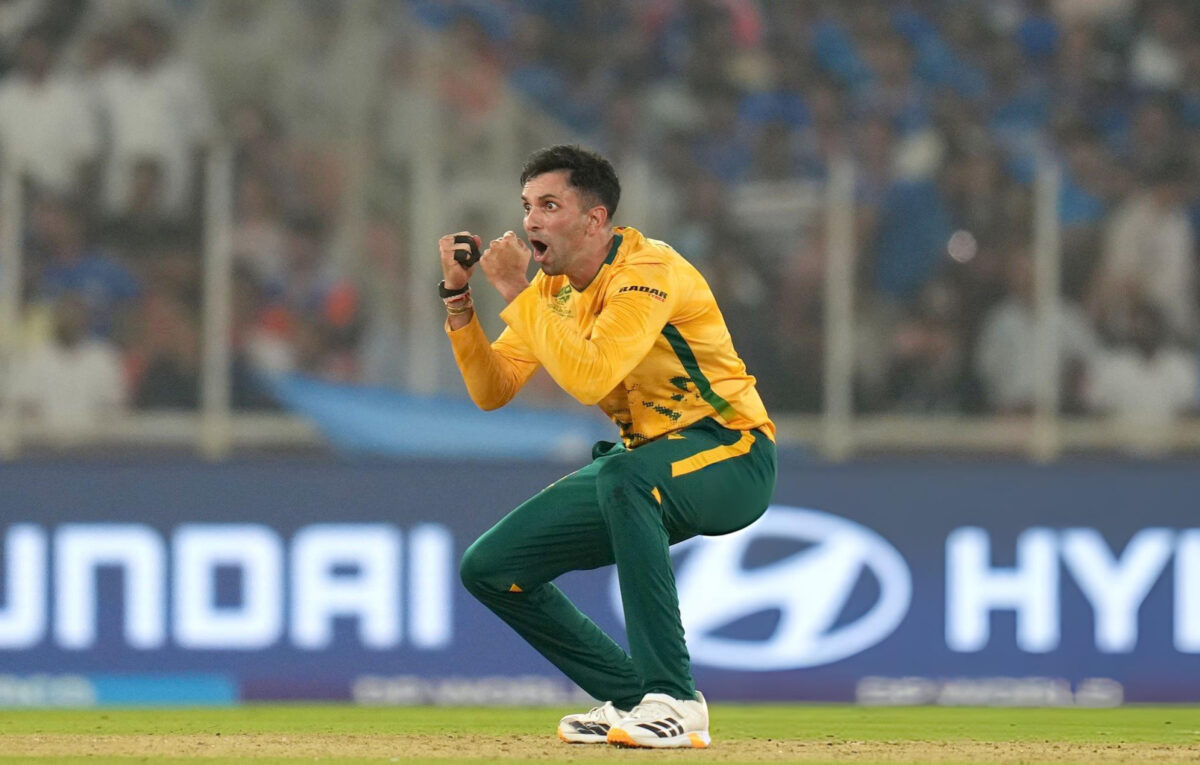 Keshav Maharaj will have his task cut out in the South Africa New Zealand semifinal.