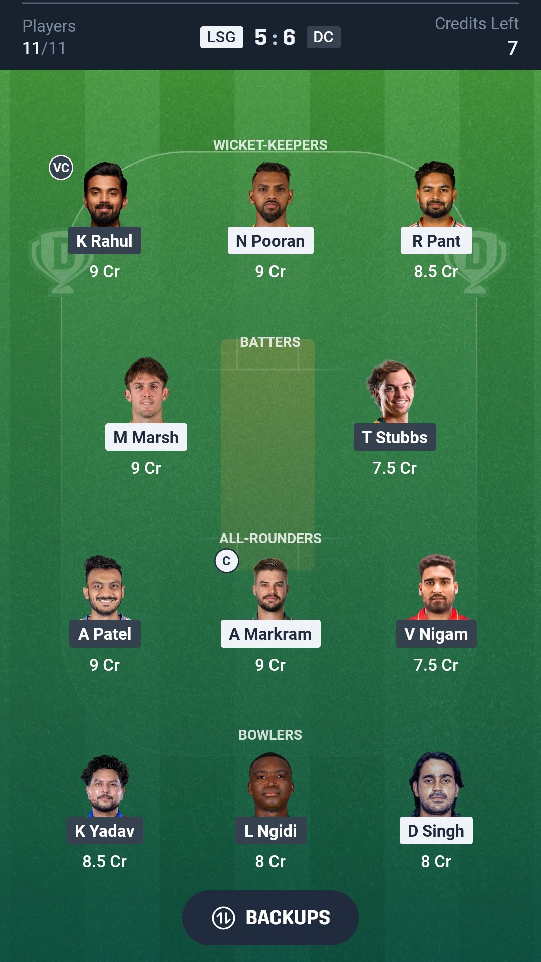 LSG vs DC Dream11 Prediction Today IPL 2026 Match 5 Playing XI