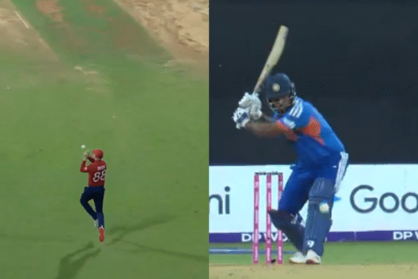 Sanju Samson Hits 10 Runs Off Jofra Archer After Harry Brook Drops a Sitter in T20 World Cup 2026 Semi-final [WATCH]