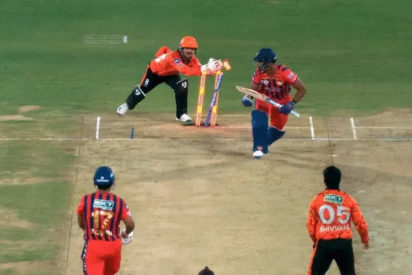 Brainfade from Nicholas Pooran! Walks out of crease and gets stumped after watching Ishan Kishan collect ball in SRH vs LSG IPL 2026 [WATCH]