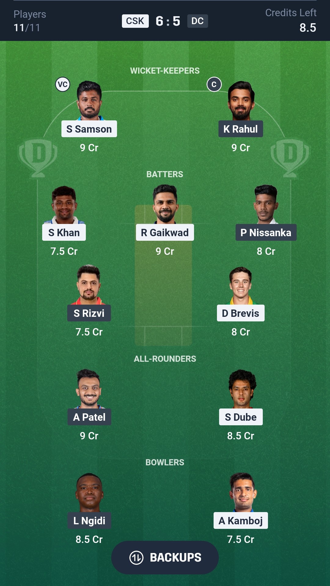 CSK vs DC Dream11 Prediction Today IPL 2026 Match 18 Playing XI