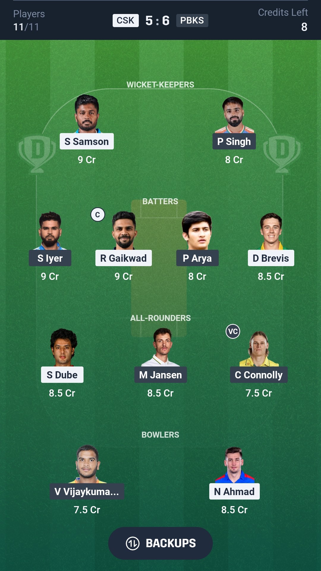 CSK vs PBKS Dream11 Prediction Today IPL 2026 Match 7 Playing XI