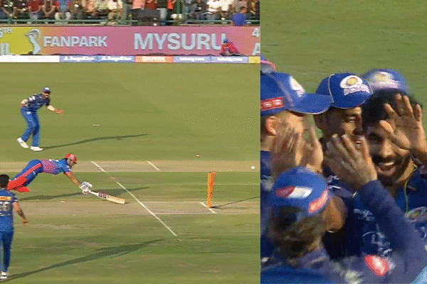 Jasprit Bumrah Pulls Off Incredible Runout of Own Bowling To Dismiss Nitish Rana in DC vs MI IPL 2026 [WATCH]