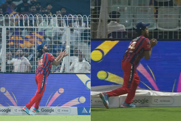 Out or Not Out? Digvesh Rathi Takes Controversial Catch Near Boundary to Dimiss Finn Allen in KKR vs LSG IPL 2026 [WATCH]