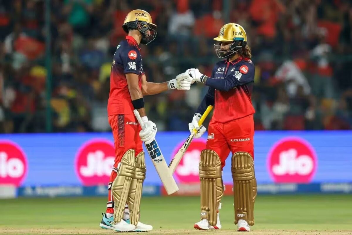 RCB batters Devdutt Padikkal and Rajat Patidar stitched 58 run partnership against CSK.