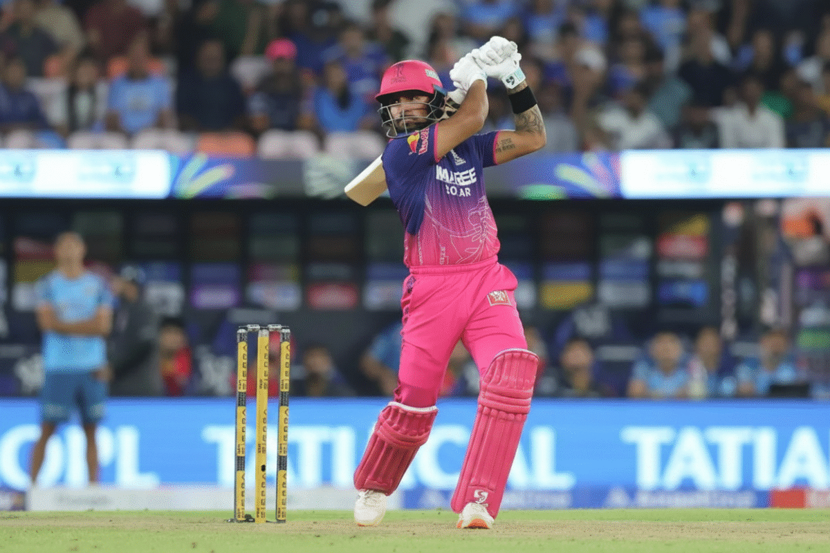 RR batter Dhruv Jurel can have issues with spin.